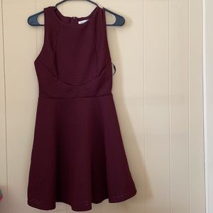 Monteau maroon dress, size medium